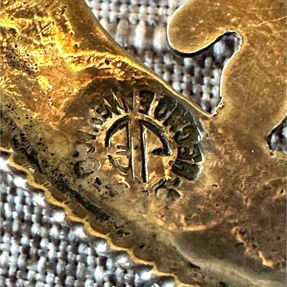 Vintage Taxco Mexico Sterling Silver Brooch/Pendant With Ornate Cutout Design - Picture 15 of 15